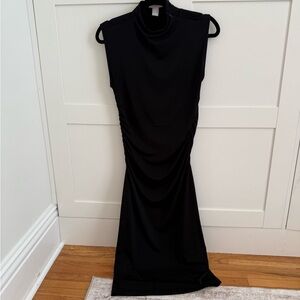 H&M Black Midi Dress